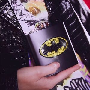 batman flask NWT and hair accessories with crystals NWT dolls kill